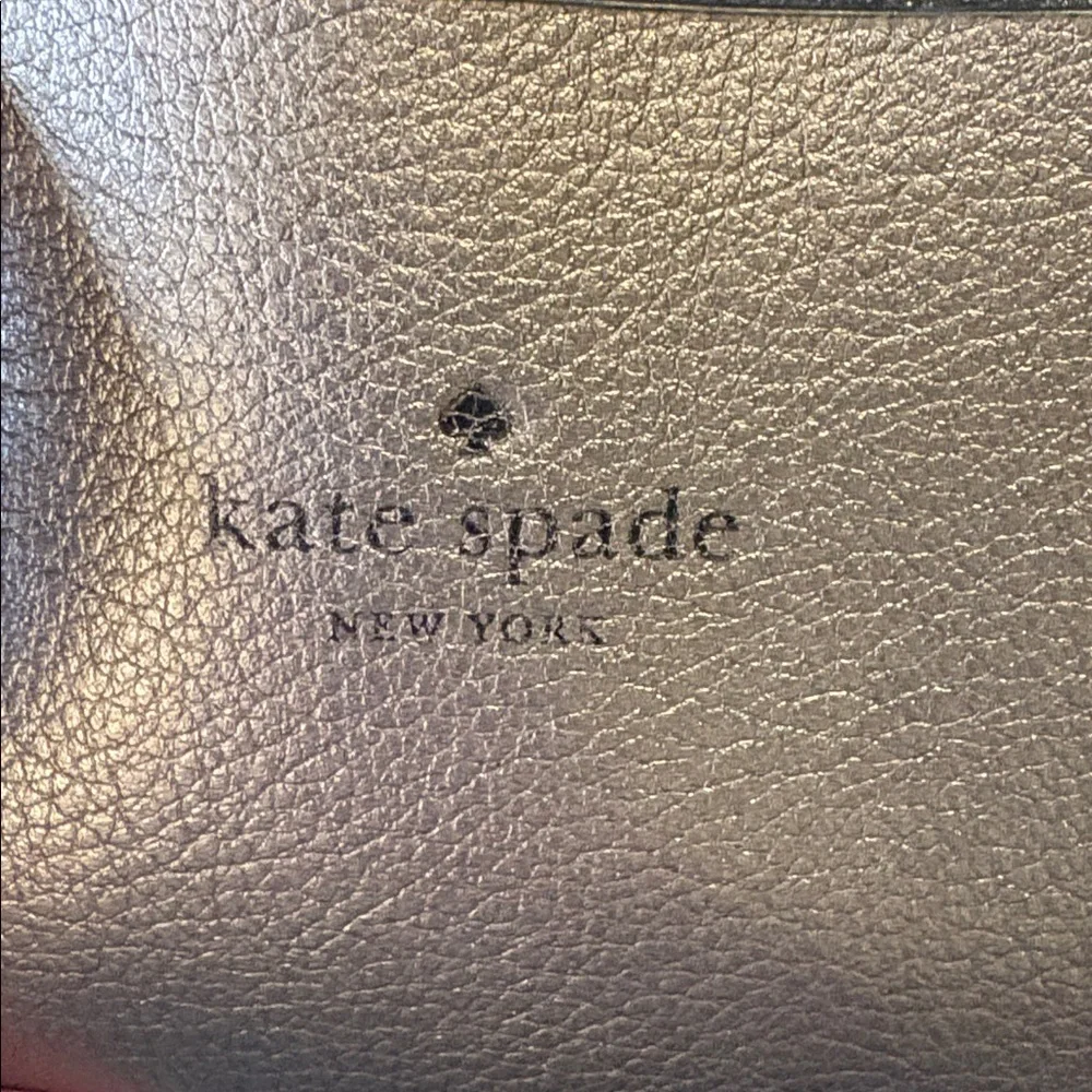Kate Spade Metallic and Black Reversible Tote